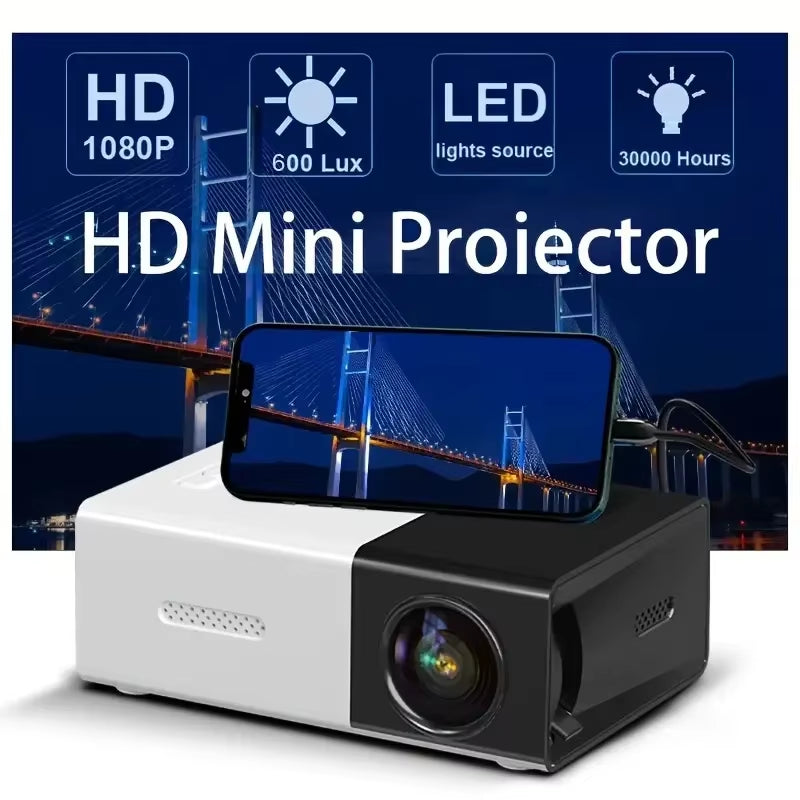 Ultra High Definition 4K Projector, Home TV, Bedroom, Living Room, Wall Projection, Home Cinema, Mobile Phone Screen Projection